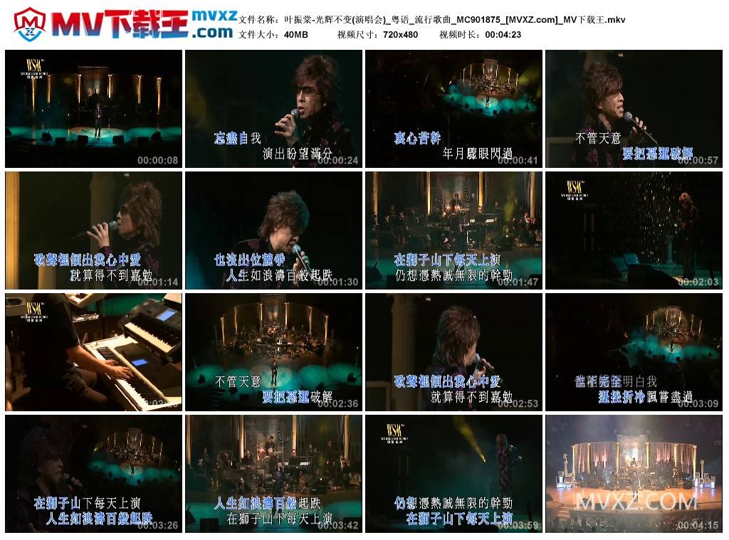 叶振棠-光辉不变(演唱会)_粤语_流行歌曲_MC901875